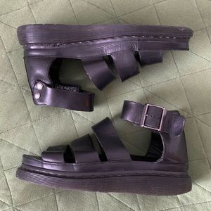 Dr. Martens Black Clarissa Sandal Size 38